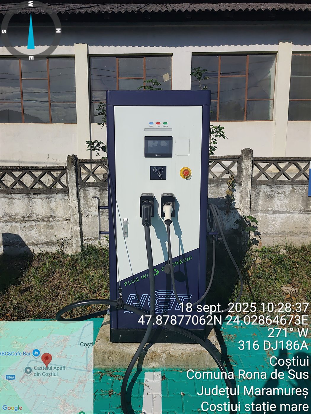 Stație de încărcare pentru vehicule electrice